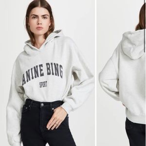 Only worn once- perfect Anine Bing Harvey Sweatshirt size XL (mine is navy blue)